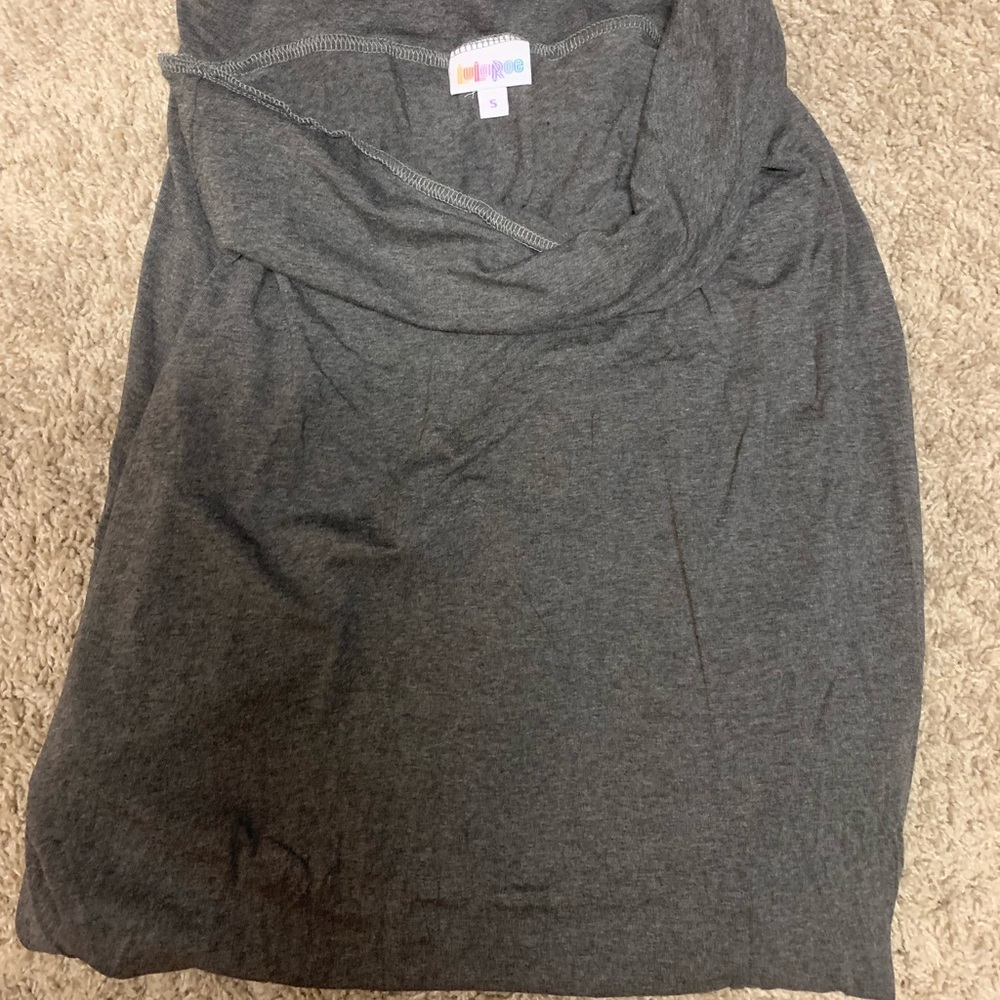 Lularoe Maxi Skirt - Solid Grey (EUC)